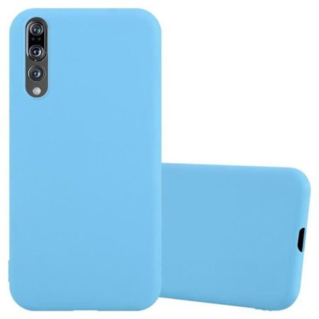 Coque för Huawei P20 PRO / P20 PLUS Etui i CANDY BLÅ Housse Case Cover Skydd Silikon TPU Case