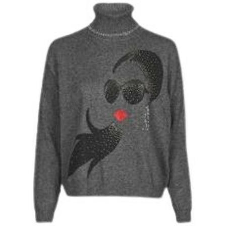 Liu Jo, Turtlenecks Szary, Kobieta, Rozmiar: S