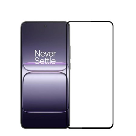 SKALO OnePlus Nord CE5 Koko Näytön Karkaistu Lasi - Musta