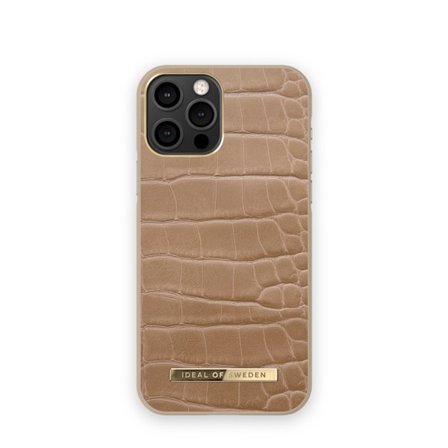 Atelier Case iPhone 12 / 12 Pro Camel Croco