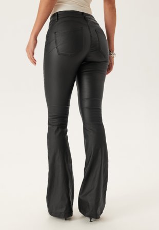 BUBBLEROOM Low Waist Push-up Coated Jeans Klær