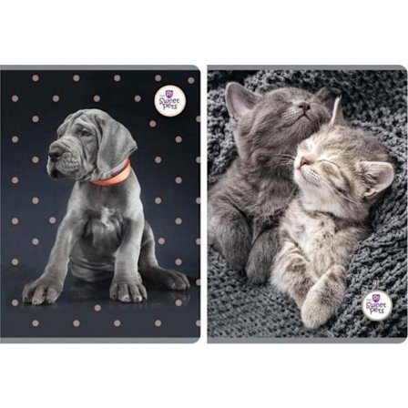 Cahier Beniamin Cahier A5/60K, serie Sweet Pets (5 stycken)