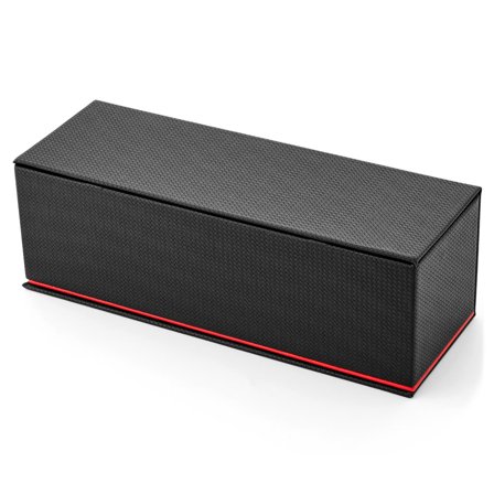 Black Attack Faux Leather Watch Organiser - 5 Watches for Men - Watch boxes