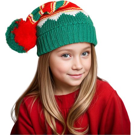 Julemandshatte - Strikkede hatte - Varme hatte - Juletilbehør - Julegaver - Fødselsdagsgaver - Børnestørrelser