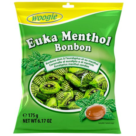 Hårde Karameller Eukalyptus & Menthol 175g