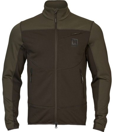 Härkila Olaf Fleece Jacket Shadow Brown/Forest Night