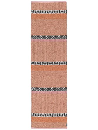 Matilda Washable 70X250 Small Coral Red/Beige Runner Rug
