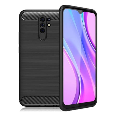 Carbon Flex Xiaomi Redmi 9 skal - Svart