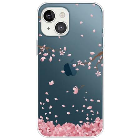 Anti-ridse blødt fleksibelt beskyttelsesetui iPhone 14 Plus 6,7 tommer, IMD-mønster trykt telefon cover - Lyserød Pink