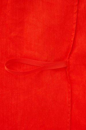 COS The V-Neck Linen Maxi Dress in Pomarańczowy