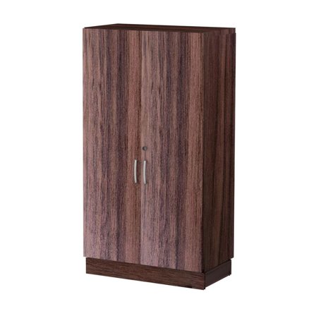 DENORD DESIGN 4xA4-hylla med dörrar valnöt - Lyreco - Kontorsmöbler och inredning - Skåp och hyllor - Hyllor