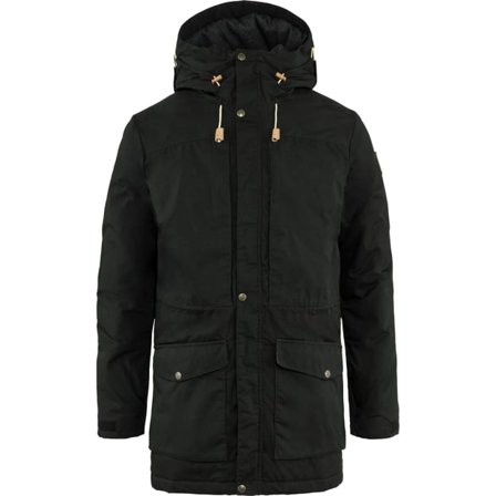Fjällräven Herr's Singi Wool Padded Parka in Black | Size: 2XL, G-1000/Ull