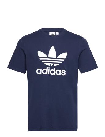 Trefoil T-Shirt T-shirts Short-sleeved Blå Adidas Originals*Betinget Tilbud