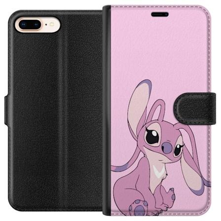 Apple iPhone 8 Plus Plånboksfodral Stitch rosa