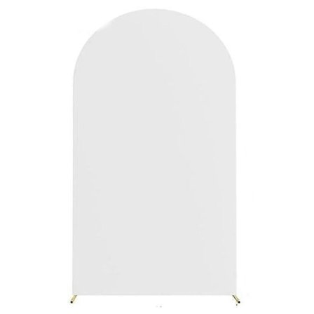 5FT 65x150cm U-Formad Bakgrund Båge Ram Ställ Elastiskt Överdrag för Bröllopsceremoni Födelsedagsfest