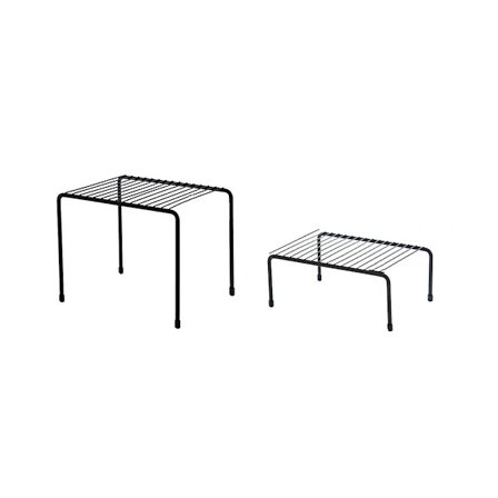 Skåp förvaringshylla ställ, rostfritt rostfritt stål kök arrangör utrymmesbesparande för kylskåp byxa