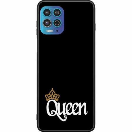 Motorola Moto G100 Svart Skal Queen 01