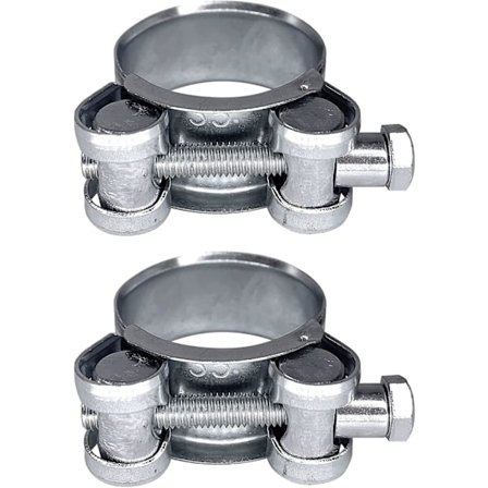 2 Pakk Forsterkede Klemmer For 32-35mm Galvanisert Stålrør