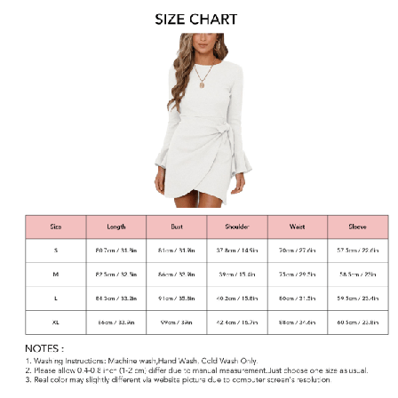 Udvidet Langærmet Sløjfe Bæltekjole Rund Hals Slim Fit Bodycon Vaffel Strik Høj Talje Midi Kjole til Fest Beige XL