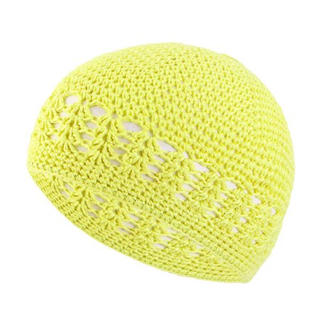 Enkel Farge Håndlaget Heklet Lue For Kvinner Menn Vinter Hold Varm Strikkeluer