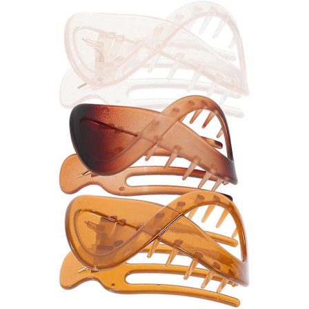 Hårspenner Franske Hårnåler For Knuter Kvinner Hårklemmer Flat Klemme Daglig Bruk 3stk