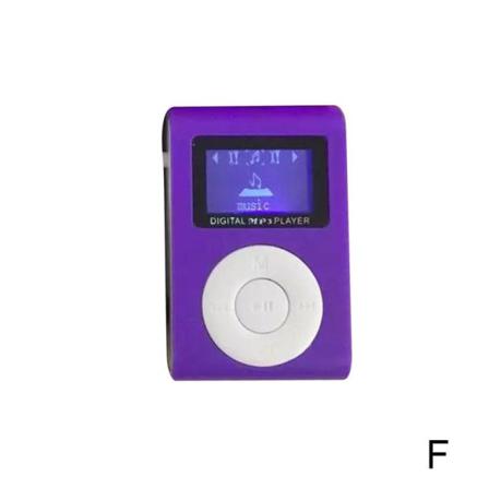 Mp3-musikspelare Med Digital Lcd-skärm Stöd För Miniklipp 32gb