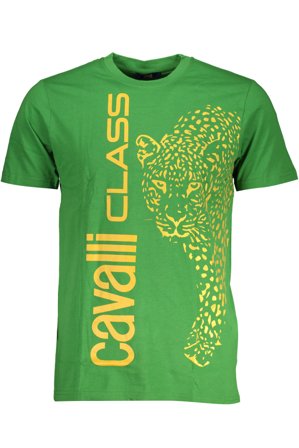 Cavalli Class T-shirt Maniche Corte Uomo Verde