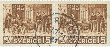 Sverige - AFA 287Cv+287Ch - Parstykke - Stemplet