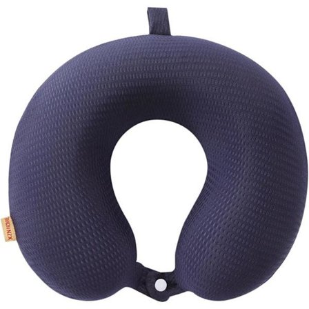 Travel Neck Pillow, Travel Pillow Comfortable Memory Foam Pillows U Shaped Neck and Head Support Portable Navy Blue