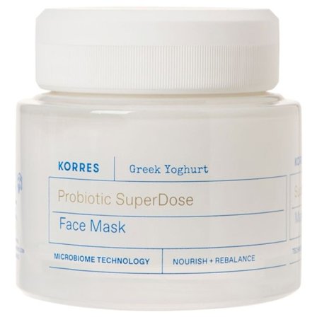 Korres Grekisk Yoghurt Fuktgivande Mask Superdos av Probiotika 100 ml