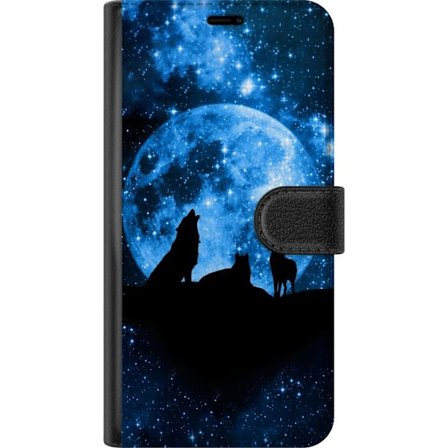 Kompatibelt Lommeboketui til Samsung Galaxy S24 FE Ulv