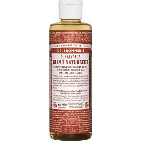 Dr. Bronner's Castile Soap Eucalyptus 236 ml, Skincare, Håndpleje, Håndsæbe