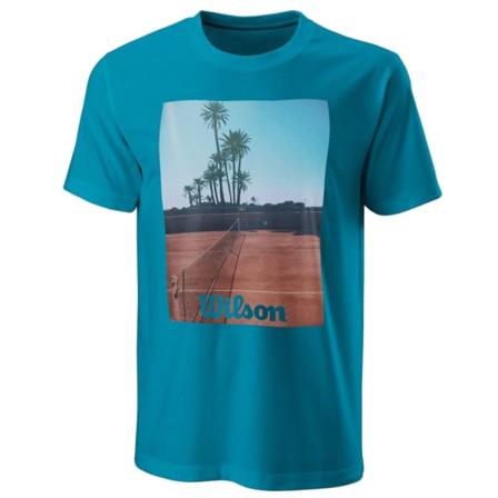 Shirts Wilson Scenic Tech Tee Blå 183 - 187 Cm/l