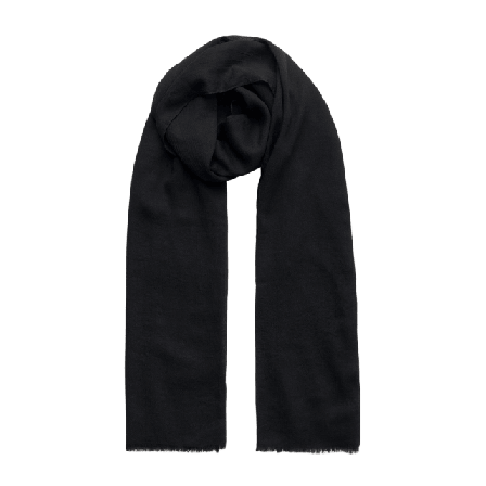 Å WOMAN Scarf i viskosmix LOLLY Halsdukar & scarves Svart ONESIZE