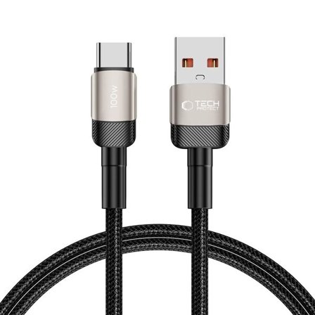 Tech-Protect UltraBoost Evo USB-C / USB-A-kabel 100W 5A 1m - titan
