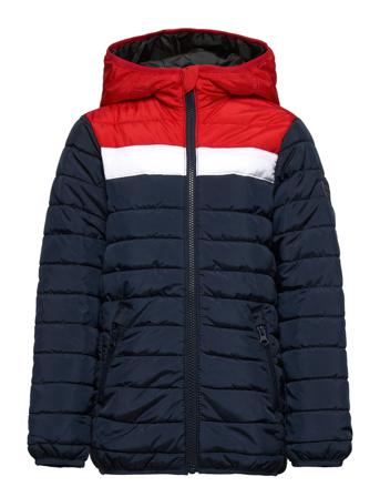 Jwhwing Hood Puffer Jacket Jnr Blue Jack & J S