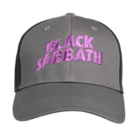 Black Sabbath Unisex Vuxen Wavy Logo Baseball Cap En Storlek Svart