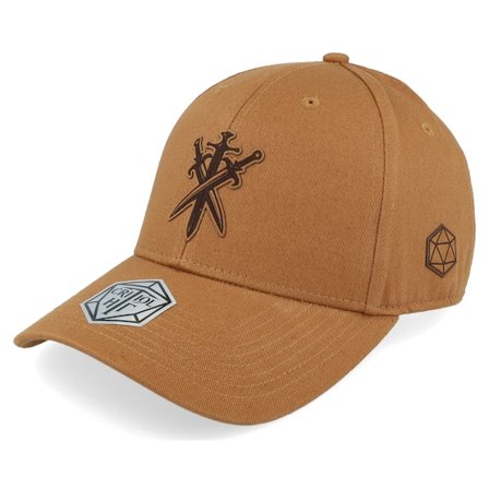 Critiql Hit - Beige adjustable Czapka Z Daszkiem - Swords Crossed Camel Adjustable @ Hatstore