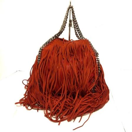 Stella McCartney Pre-owned, Pre-owned Canvas shoulder-bags Rood, Dames, Maat:ONE Size,suede