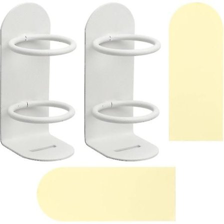 2-pakkauksen sähköhammasharjan seinäteline (valkoinen)