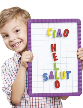 Quercetti Magnettavla Med Bokstäver - Multi/patterned - ONE SIZE