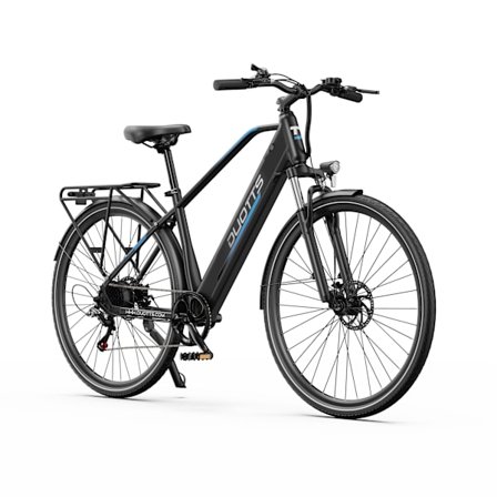 DUOTTS C29 Lite Elcykel 250W Motor 36V 13AH Batteri 65KM Räckvidd 27,5 Tums Stadspendlarcykel med Shimano 7-växlad