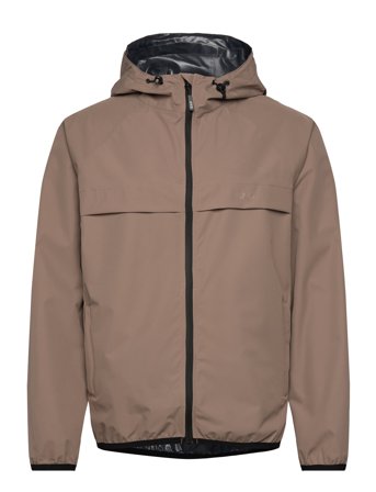 H2O Rømø Lw Rain Jacket - Packable - Brown - M