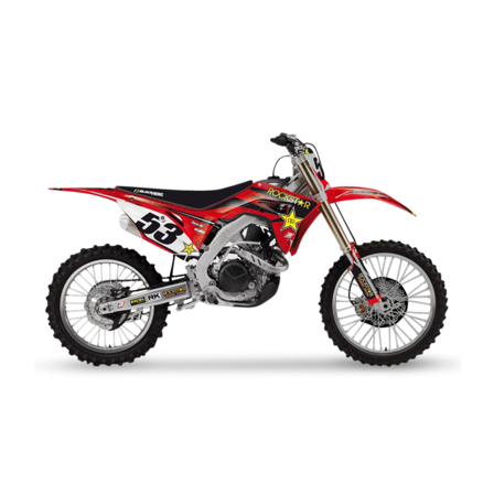 Juego de Adhesivos Blackbird Rockstar Energy - Honda CRF 250R 2014-2017