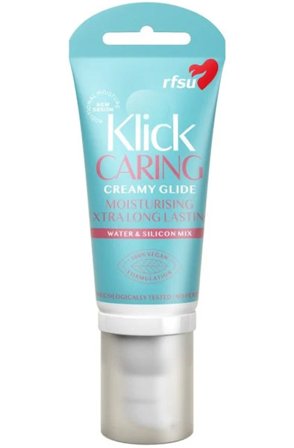 RFSU Klick Caring Glide 50ml Vatten-/silikonbaserat glidmedel - Blushme.se