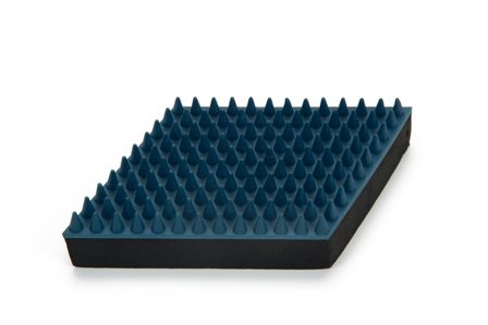 Gummibørste, Blå - L