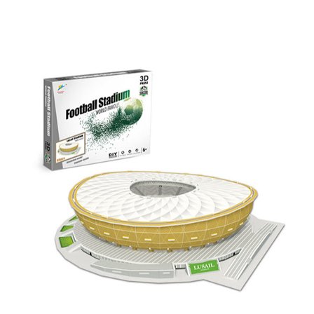 3D-pussel Qatar World Cup fotbollsstadion - Russell Stadium Bui