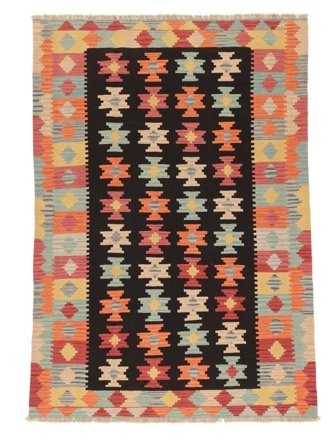 Oriental Kilim Qashqai Rug 169X243 Black/Brown Persia