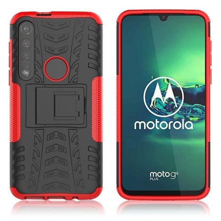 Offroad kuoret - Motorola Moto G8 Plus - Punainen