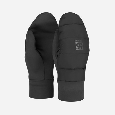 66 North women's Ok Mittens Accessories - All Black - 1